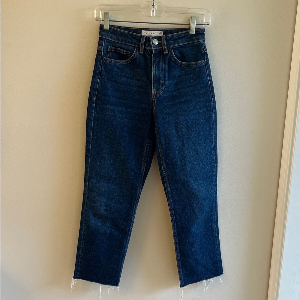 Top Shop Dark Blue Ankle Jeans Petite